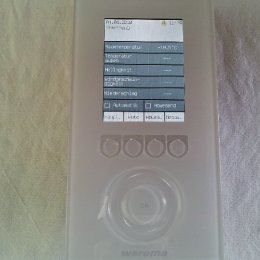 Sonnenschutz Wisotronic-Bedienpanell